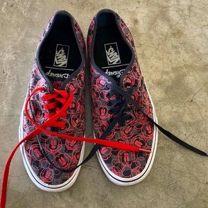 Disney Mickey Mouse checkered Vans